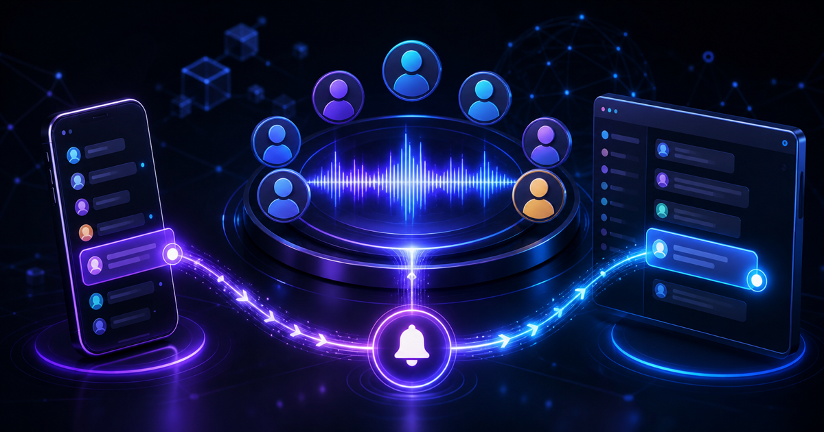 Crypto X Space sending a real-time discussion alert to Telegram and Discord communities
