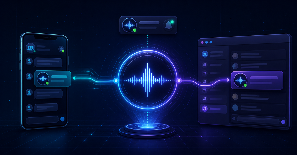 Live X Space alert being delivered to mobile and desktop community channels